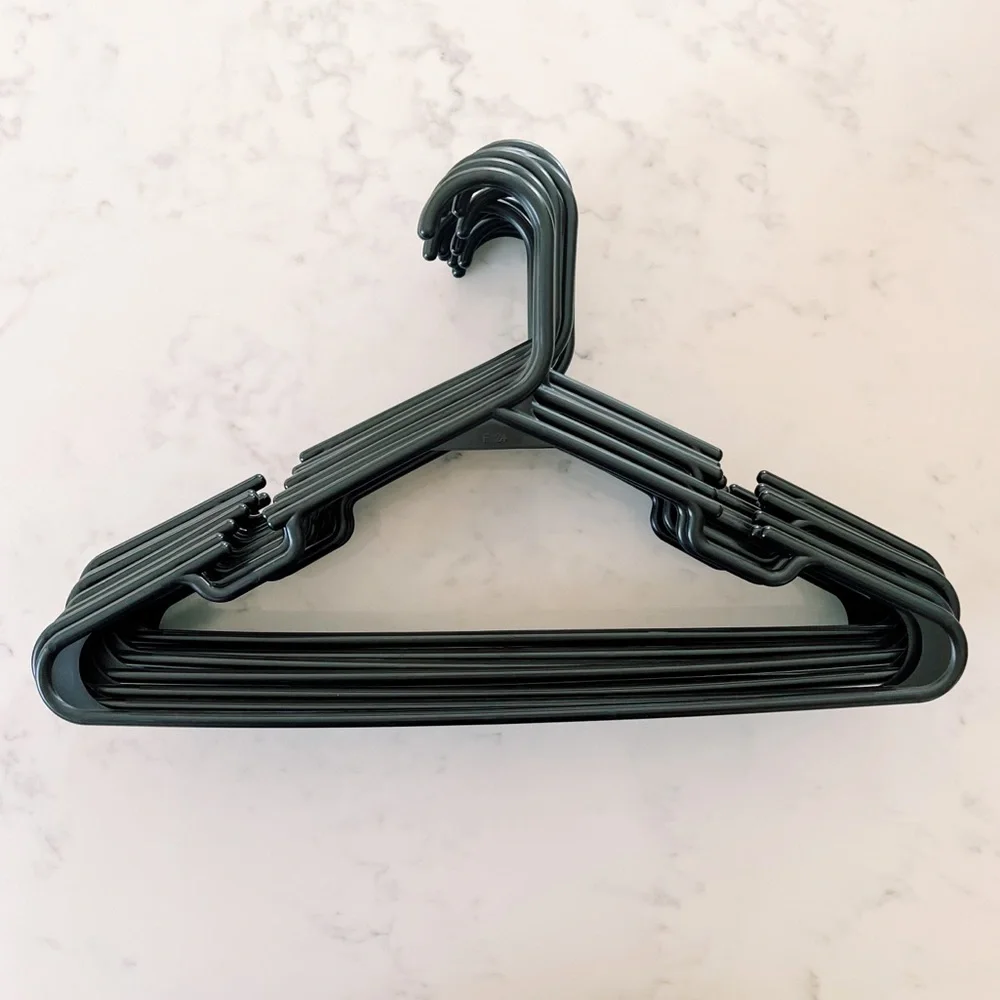 Black Plastic Hanger Bundle